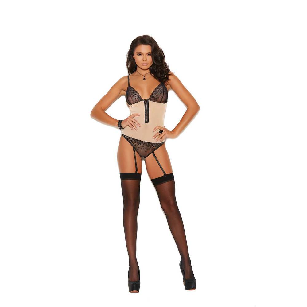 Elegant Moments Sexy Lace & Mesh Teddiette
